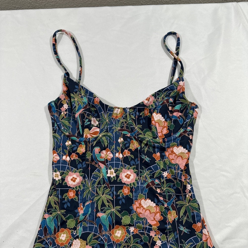 NEW $245 Onia [ XS ] Chelsea One Piece Swimsuit in Navy Multi Jungle Mosaic 7062 - Picture 6 of 16